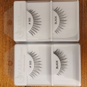 Kara beauty eyelashes 100% human hair #503, Two Pack